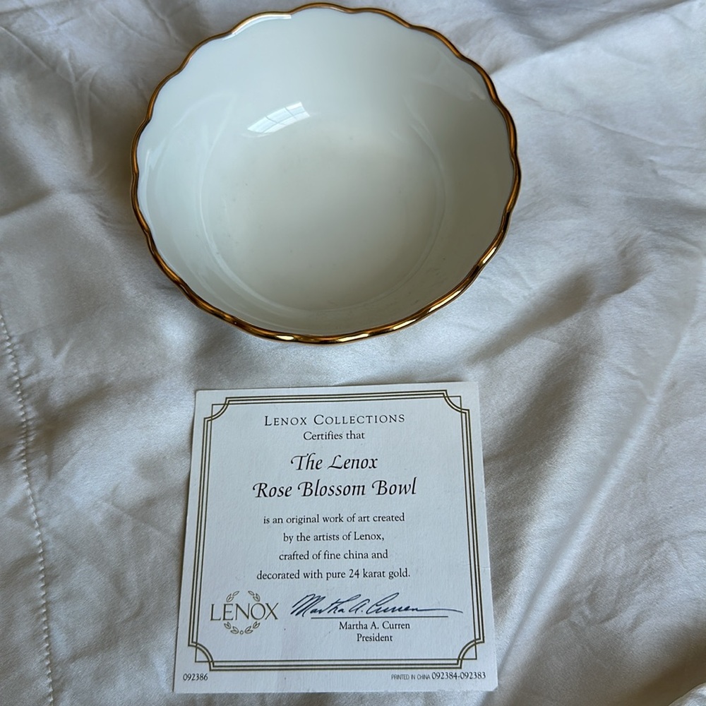 Lenox Rose Blossom Bowl